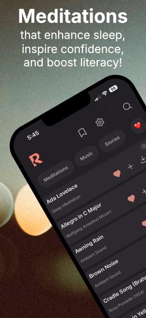 Meditations that enhance sleep, inspire confidence, and boost literacy