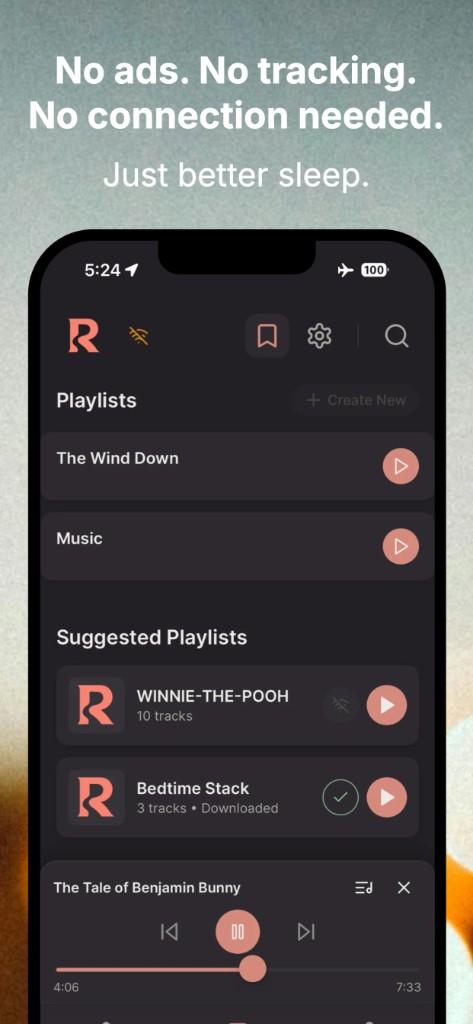 No ads, no tracking, no connection needed, just better sleep