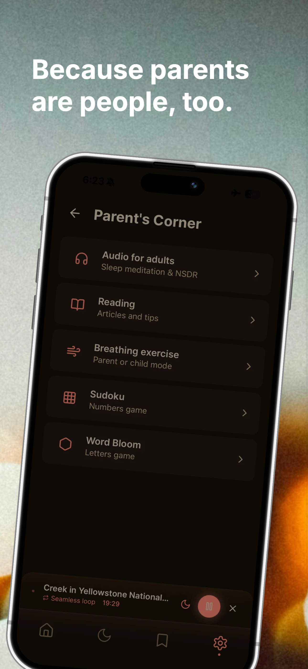 Bedtime Stack — story, meditation, and sound every night