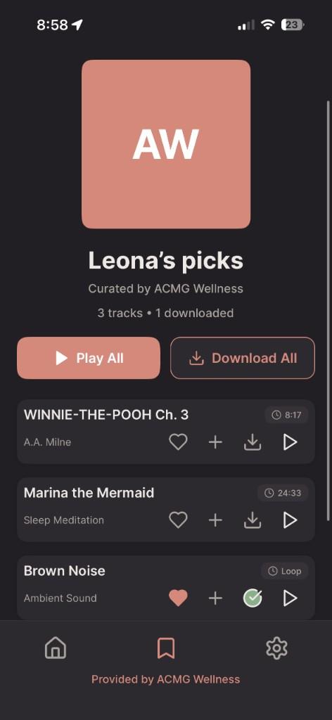 Leona's picks playlist detail
